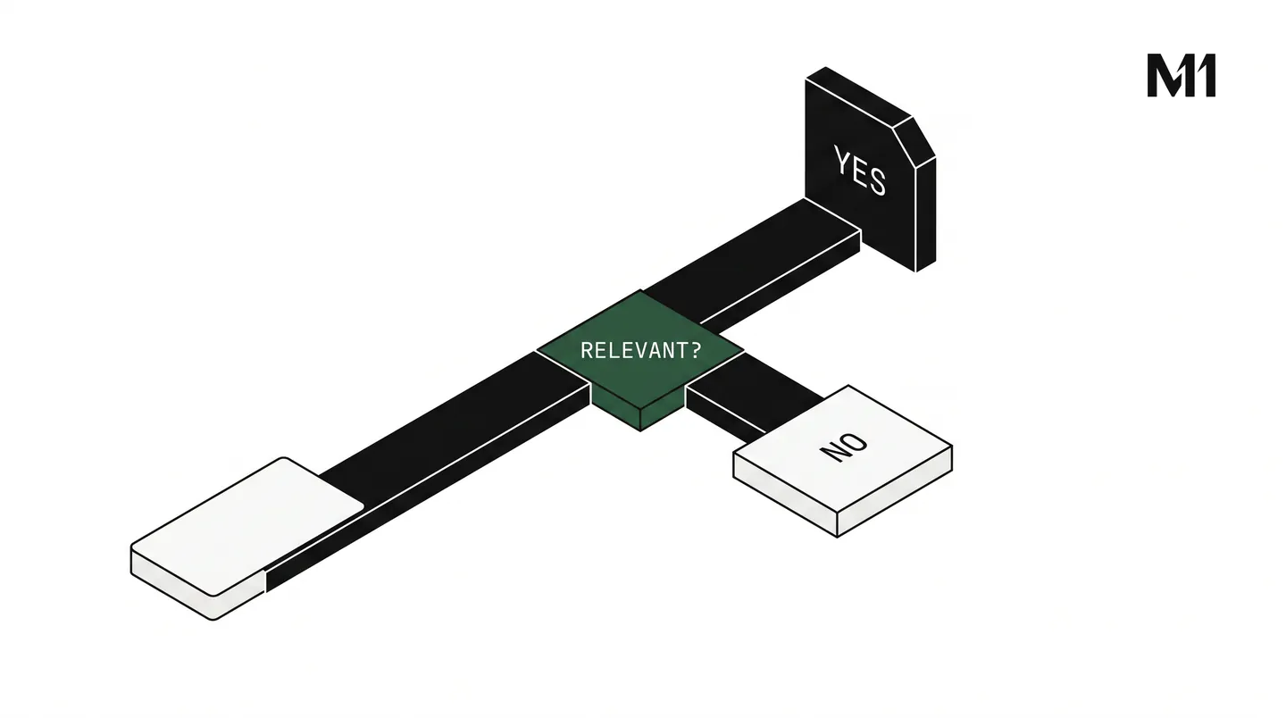 Illustration: An open decision is not a task